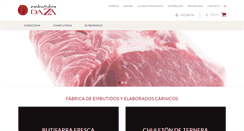 Desktop Screenshot of embutidosdaza.com
