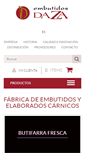 Mobile Screenshot of embutidosdaza.com